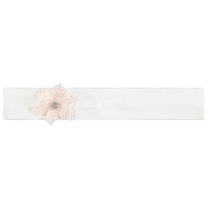 Bandeau avec fleur en tulle pailleté pour fille 