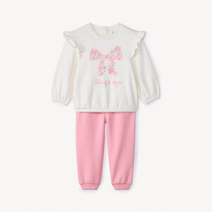 Σετ τζόγκινγκ από σκούμπα για κορίτσι μωρού 