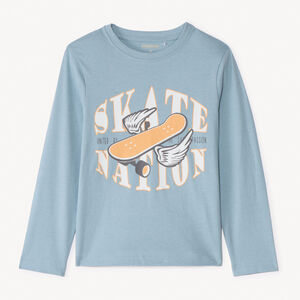 T-shirt μακρυμάνικο με σχέδιο για αγόρι 