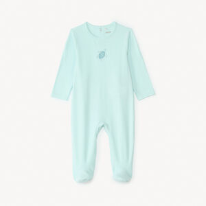 Πιτζάμα με μακριά μανίκια και κέντημα ζώων για αγοράκι. 