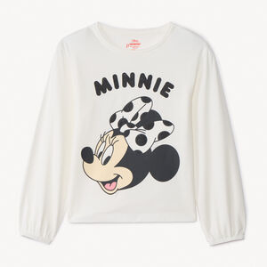 Μπλούζα με μακριά μανίκια Minnie Disney για κορίτσι από jersey 