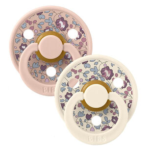 Bibs x Liberty Πιπίλες Καουτσούκ 0-6m Eloise – Blush mix 2τμχ 