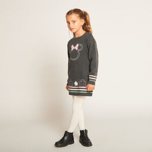 Φόρεμα μακρυμάνικο πλεκτό Minnie Disney για κορίτσι 