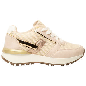 Αθλητικά παπούτσια σε mesh με κορδόνια για κορίτσι 