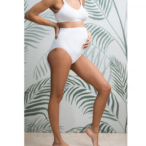 Εσώρουχο εγκυμοσύνης υψηλής μέσης χωρίς ραφές από μικροΐνες 