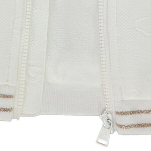 Ζακέτα από φούτερ Teddy με ανάγλυφο σχέδιο καρδιά σε jacquard για κορίτσι μωρό 