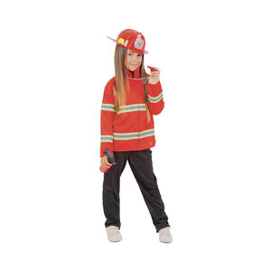 Στολή πυροσβέστη με μπλούζα και αξεσουάρ 5-8 ετών 
