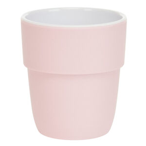 Ποτήρι μελάμινης με ροζ σχέδιο καρδιές για μωρά από 6 μηνών 