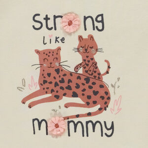 Μπλούζα μακρυμάνικη με σχέδιο ζώου για μωρό κορίτσι 