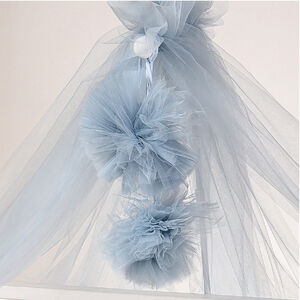 Pom-Pom Διακοσμητικό Κουνουπιέρας Μπλε 