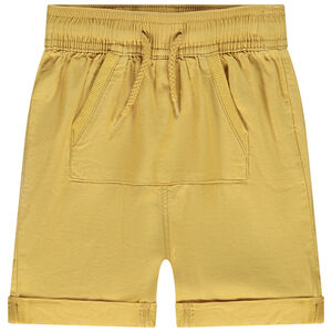 Βερμούδα από βαμβακερό με τσέπη καγκουρό για αγόρι 