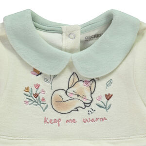 Πιτζάμα βελουτέ φαντασίας 2 σε 1 για κορίτσι μωρό 