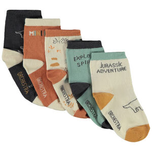 Σετ από 5 ζευγάρια φαντεζί κάλτσες για μωρό αγόρι 