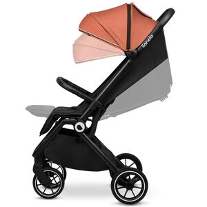 Βρεφικό καλοκαιρινό καρότσι Lionelo - Cloe, καφέ 