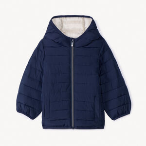 Μπουφάν με επένδυση και κουκούλα για bebe αγόρι 