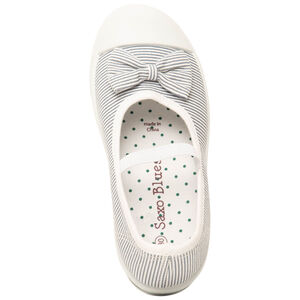 Μπαμπάς ριγέ πάνινος με φιόγκο και λάστιχο για bebe κορίτσι 