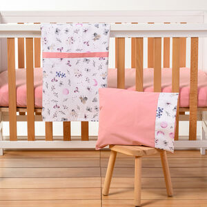 Σετ Σεντόνια 3Τμχ 70*140 Με Κέντημα Flowers & Butterflies 