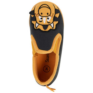 Γαλάζια παντόφλες με δίχρωμο σχέδιο δεινόσαυρου για αγόρι 