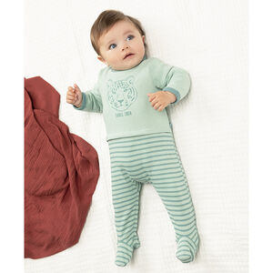 Dors-bien en jersey print tigre pour bébé garçon 