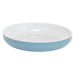 Πιάτο μελαμίνης με μπλε καρδιές 