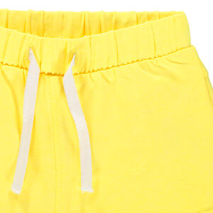 Σορτς από φούτερ μονόχρωμο για μωρό κορίτσι 