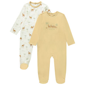 Σετ από 2 φαντεζί φορμάκια για bebe αγόρι με διαφορετικό άνοιγμα ανάλογα με την ηλικία 