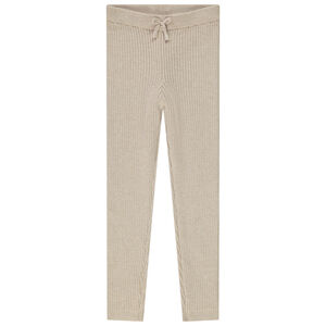 Λεγκινγκ πλεκτό με ριγέ εφέ για κορίτσι 