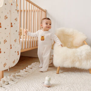 Σαλονιού με σχέδιο από μέλισσα και πατίνι για μωρό αγόρι 