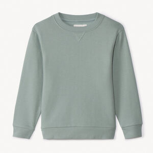 Φούτερ από molleton gratté μονόχρωμο για αγόρι 