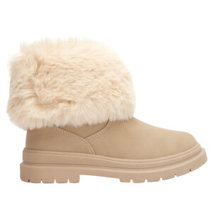 Μποτάκια με φερμουάρ και επένδυση για κορίτσι 