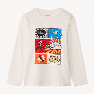 Μακρυμάνικο μπλουζάκι jersey με φαντεζί σχέδιο για αγόρι 