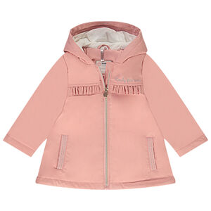 Παλτό από γόμα με αδιάβροχη επένδυση sherpa για bebe κορίτσι 
