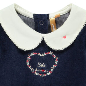 Φορμάκι βελουτέ και τούλι με εφέ 2 σε 1 για κορίτσι μωρό 