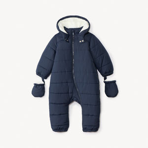 Καπιτονέ combi-pilote μονόχρωμο για μωρό αγόρι με διαφορετικές φινιρίσματα ανά ηλικία 