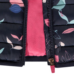 Αμάνικη μπουφάν με floral σχέδιο για bebe κορίτσι 