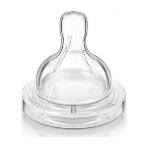 Θηλές σιλικόνης anti-colic teats slow flow 1m+ 