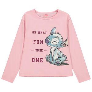 T-shirt μακρυμάνικο με σχέδιο Stitch Disney για κορίτσι 