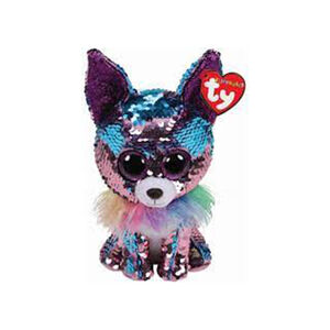 Χνουδωτο κλιπ sequin τσιουαουα 8,5εκ. 