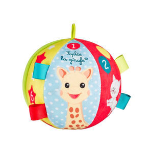 Εκπαιδευτική μπάλα αφύπνισης Sophie la Girafe 100% υφασμάτινη για μωρά 