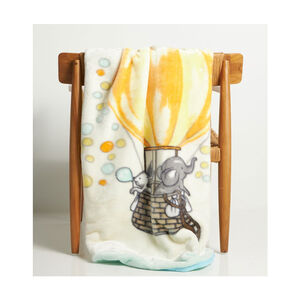 Βρεφικη Βελουτε Κουβερτα Κουνιας Air Balloon 100X140Cm 