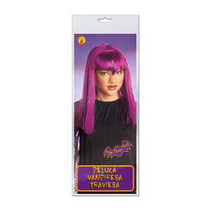 Περούκα μάγισσας για παιδί βιολετί 