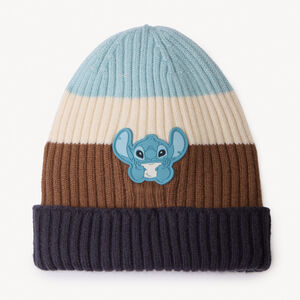 Σκούφος πλεκτός τρίχρωμος Stitch Disney για αγόρι 