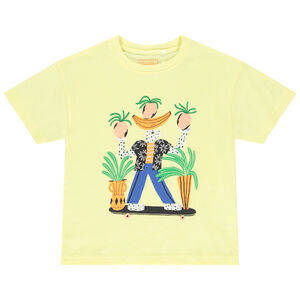 Κοντομάνικο μπλουζάκι με φαντεζί σχέδιο για αγόρι 