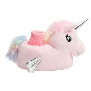 Γαλάζια παντόφλα με σχέδιο μονόκερου για κορίτσι 