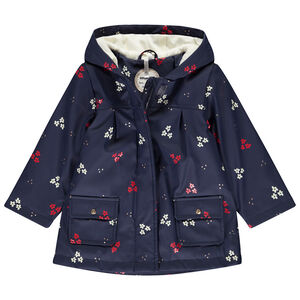 Πάρκα από ελαστικό καουτσούκ με επένδυση και σχέδιο λουλουδιών για κορίτσι μωρού 