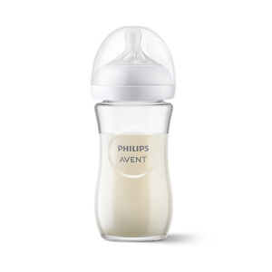 Μπιμπερό από γυαλί Natural Response 240 ml 