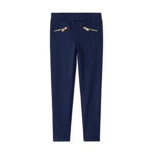 Jegging σε ύφασμα Milano με ψεύτικες τσέπες με φερμουάρ για κορίτσι 