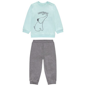 Φόρμα από φούτερ με σχέδιο για μωρό αγόρι 