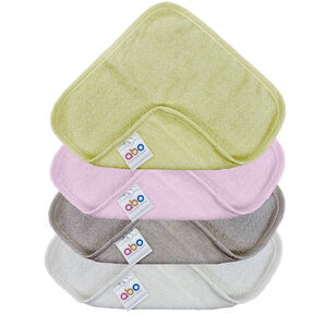 ABO Σετ βρεφικές λαβέτες κίτρινο ροζ γκρι λευκό 