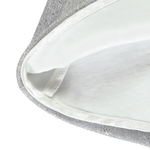 Φούστα skater από ασημένιο δίχτυ για κορίτσι 